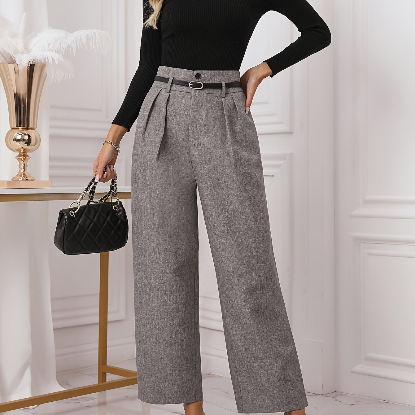 Classy Hoge-Waist Broek