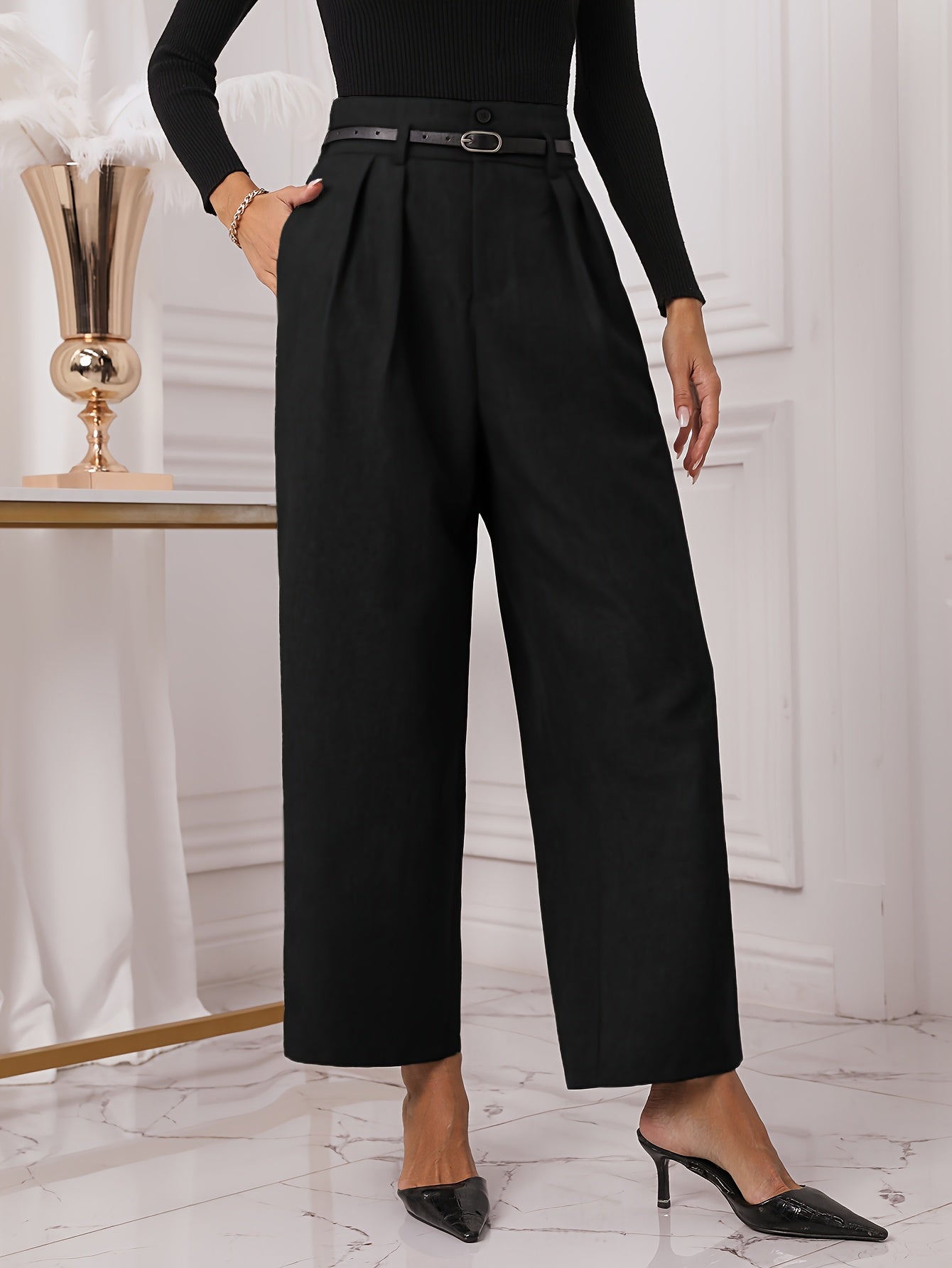 Classy Hoge-Waist Broek