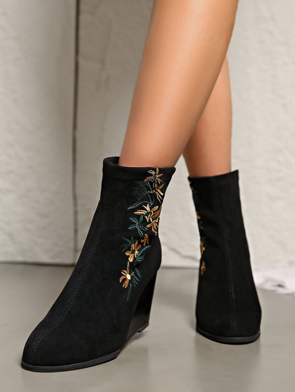 De Viva - Enkelboots met Bloemen