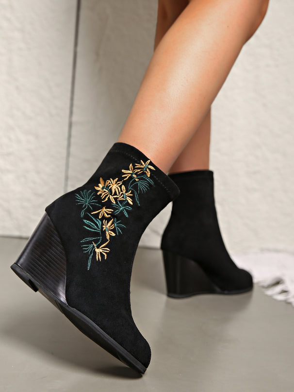 De Viva - Enkelboots met Bloemen