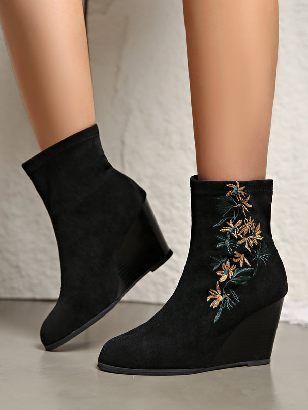 De Viva - Enkelboots met Bloemen
