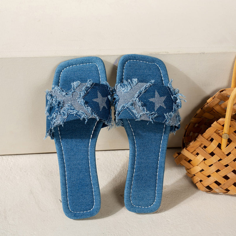 De Viva - denim sandalen