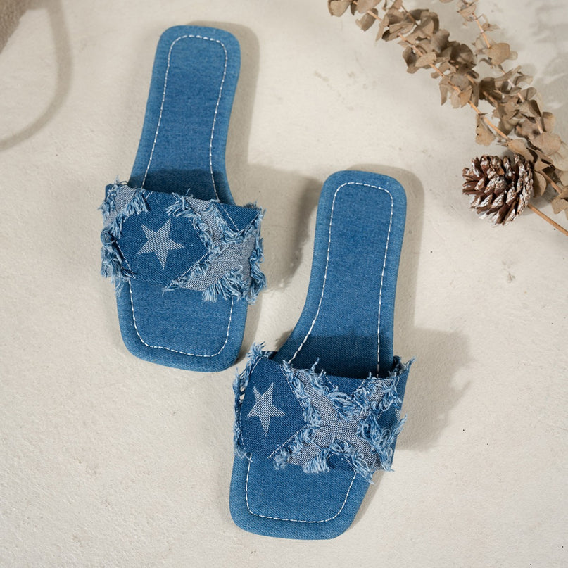 De Viva - denim sandalen