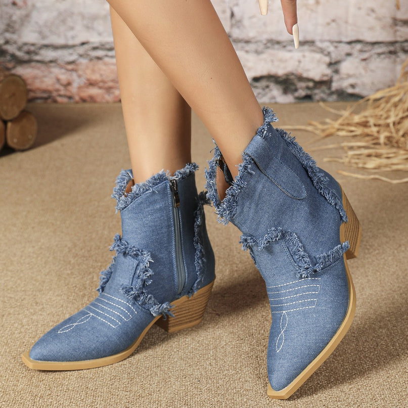 Viva – Denim Boots