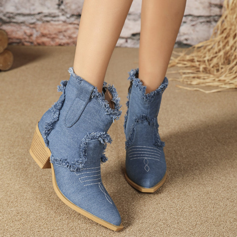 Viva – Denim Boots