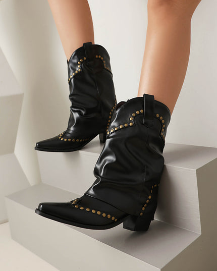Viva – Stud Boots