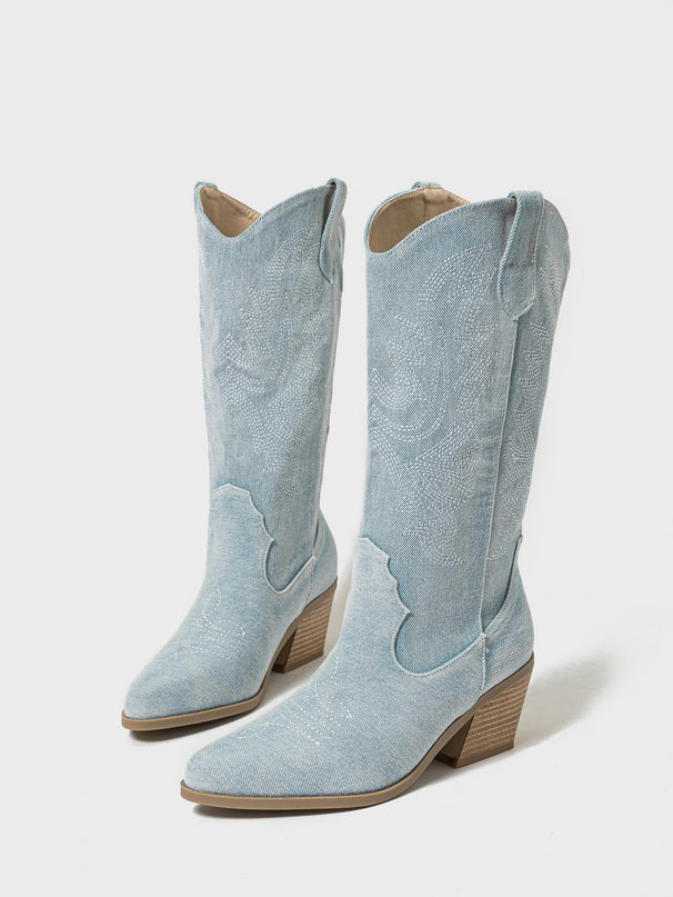 Viva – Denim Boots