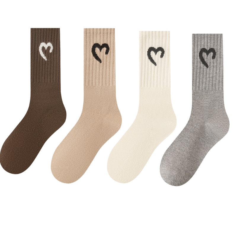 Viva – Hartcollectie Sokken (4-pack)