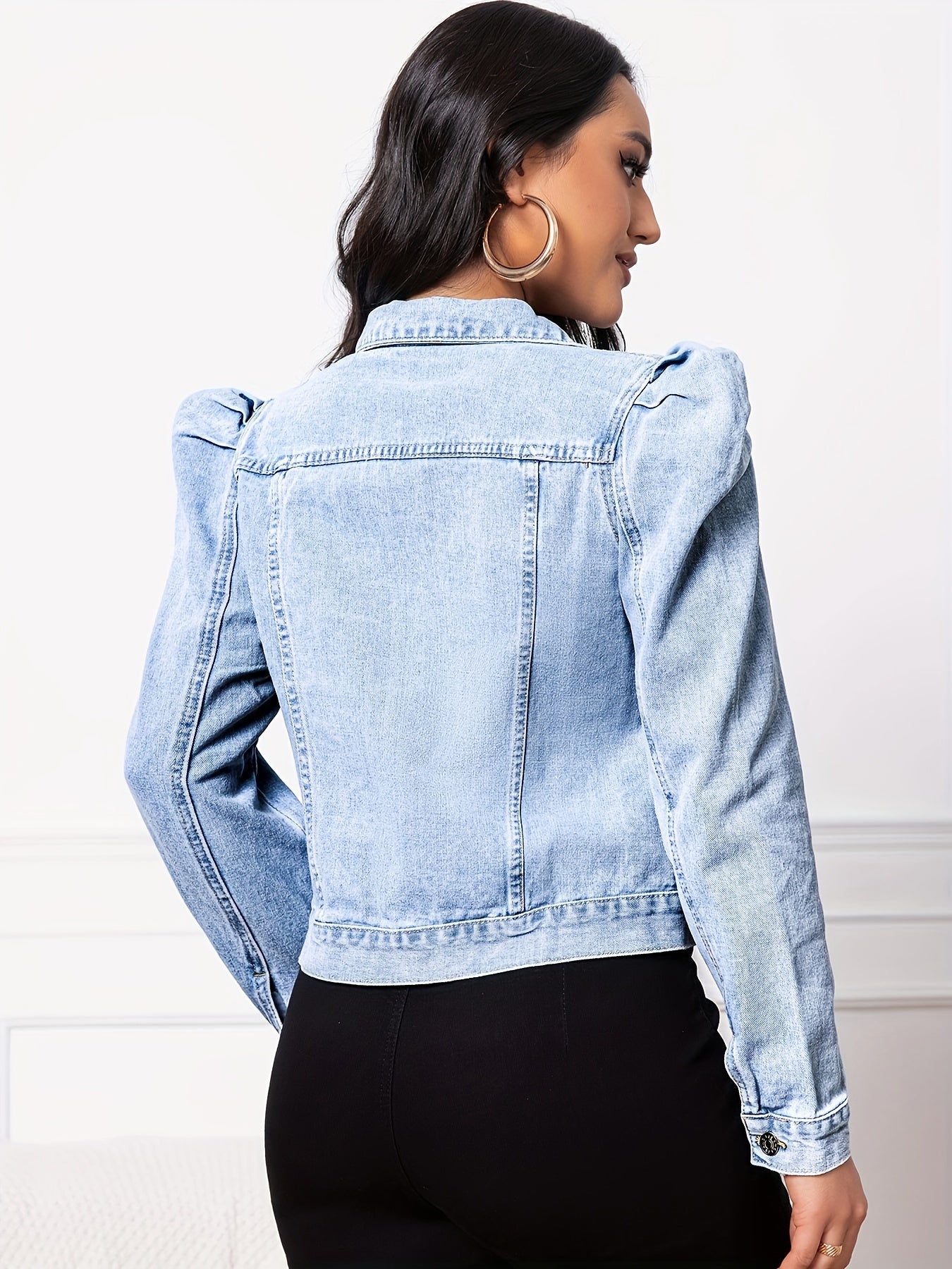 Klassiek Dames Denim Jas – Elegante  jas