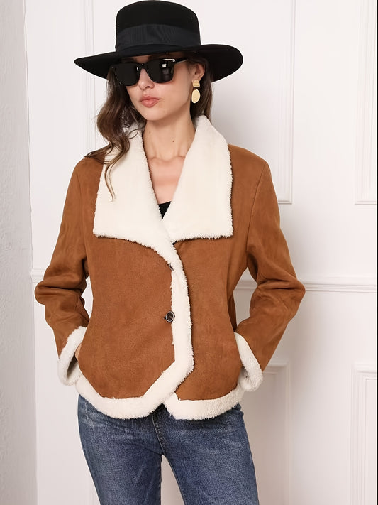 Elegant Fleece Coat