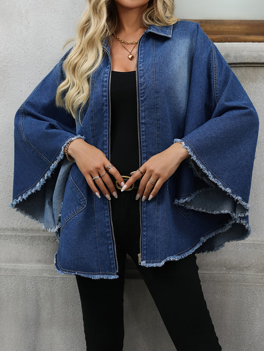 Oversized Denim Jacket - Stijlvolle elegante Jas