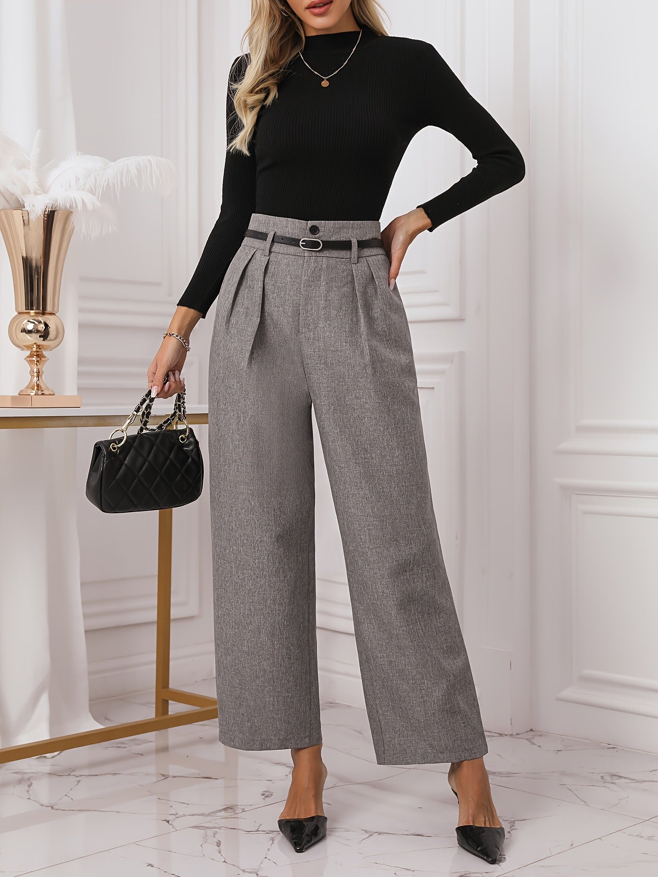 Classy Hoge-Waist Broek