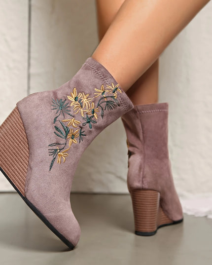 De Viva - Enkelboots met Bloemen